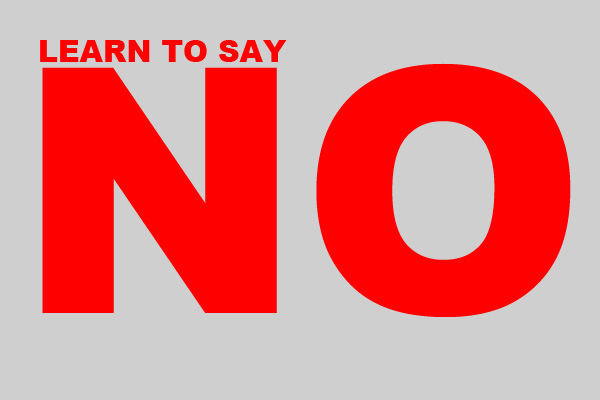 On Saying “No”